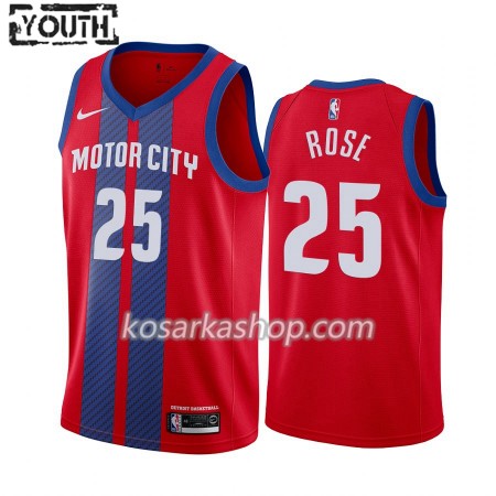 Dres Detroit Pistons Derrick Rose 25 Nike 2019-20 City Edition Swingman - Dječji